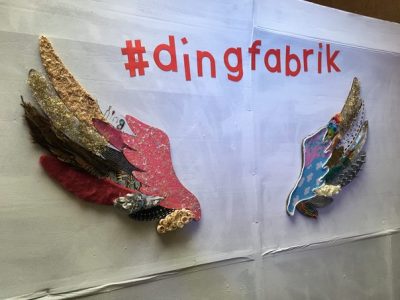 Gemeinschaftsprojekt DingFabrik-Selfie-Wand